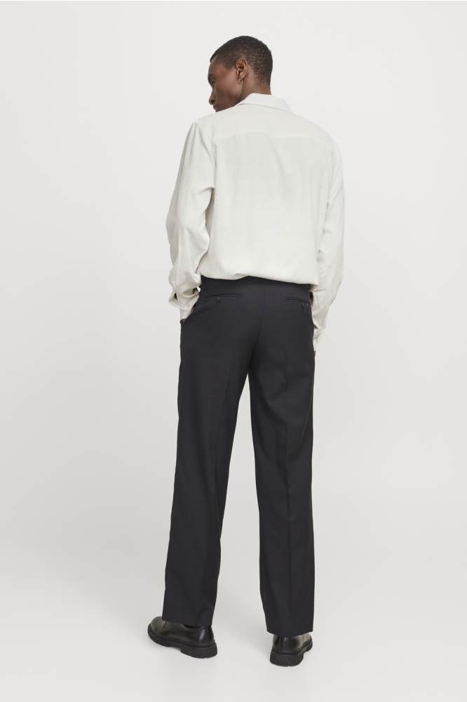 JPRBLATREND JACQUARD L/S SHIRT STYD 12278765 WHITE